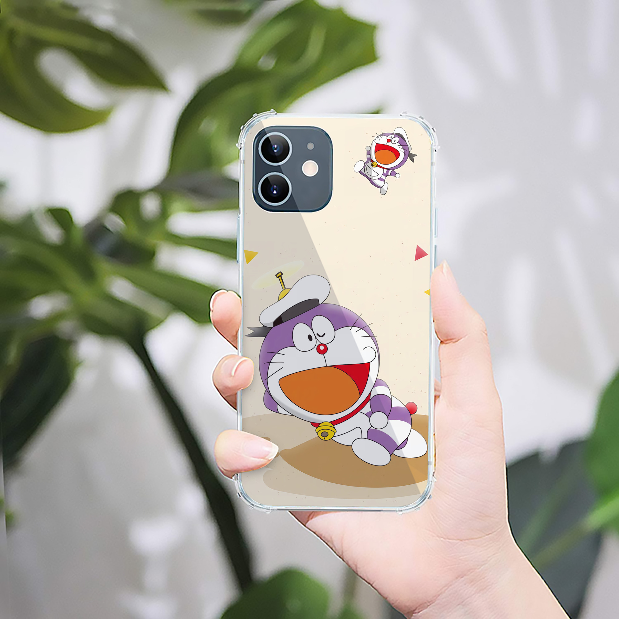 （画像用） ドラえもん Doraemon 【iPhone 12シリーズ対応】透明スマホケース（クリアソフトケース）